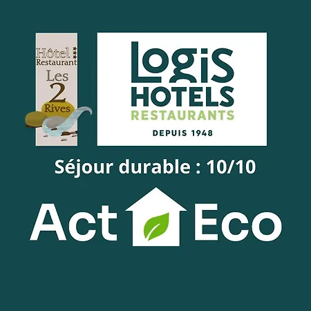 Logis Restaurant Les 2 Rives - A75, En Bordure De Rivière Hotel